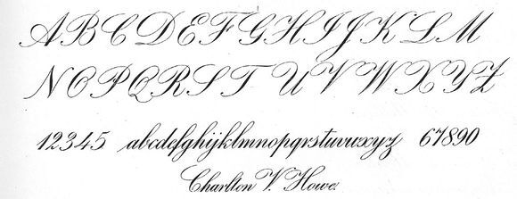 copperplate(铜板印刷体)