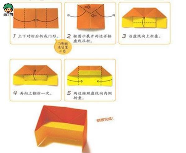 折纸钢琴手工制作 可爱钢琴的折法步骤╭