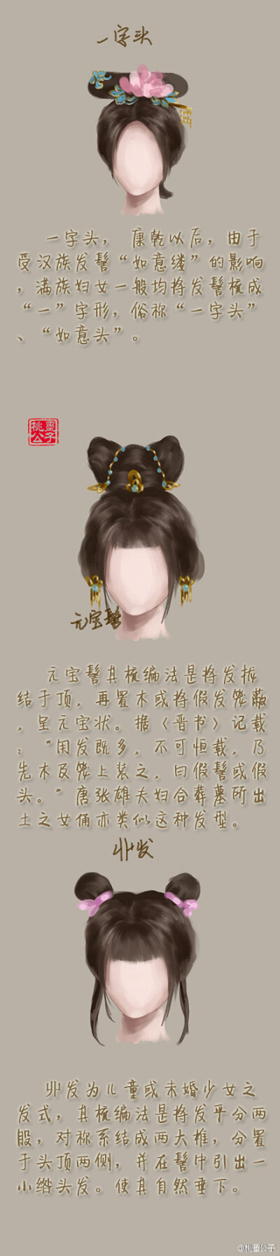 韩国古代发型