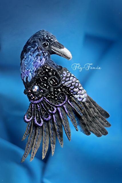 布艺 · 鸟 | 英国艺术家 Julia Gorina布艺作品