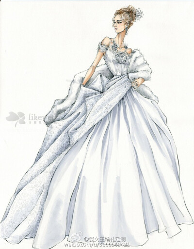 太多穿在模特身上的唯美婚纱礼服,要想知道设计师的设计灵感,我们需要