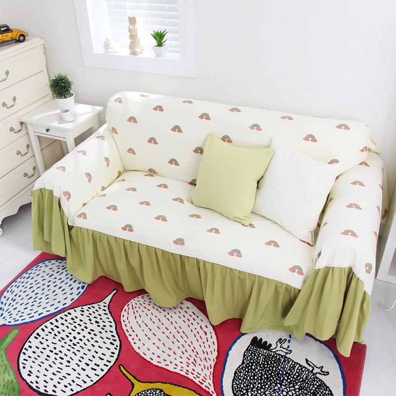 棉花糖系列 沙发罩 沙发套 沙发盖布韩式小清新 全盖包