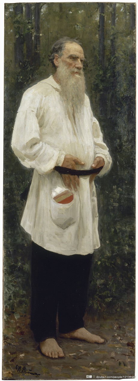" 列宾画于1901年.