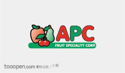 apc蔬菜水果图形标志设计logo设计