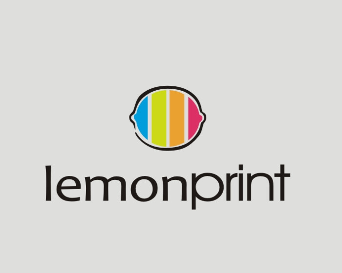 多彩芒果图形英文标志logo设计