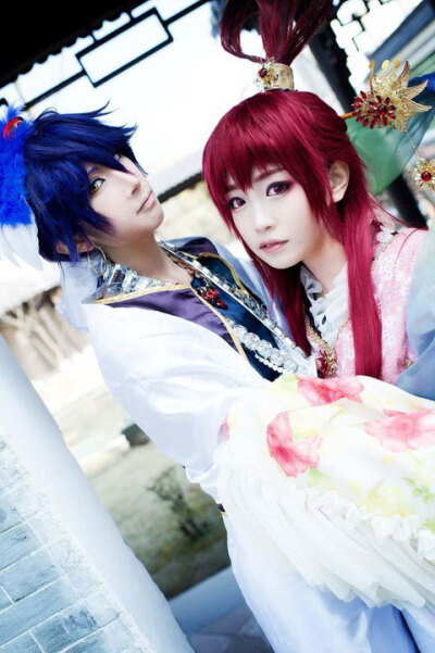 螺旋猫《魔笛magi》练红玉cosplay(6)