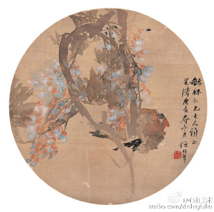 夏日清凉赏扇面#任伯年是我国近代绘画史上杰出的画家,是近代中国