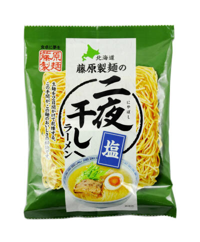 日本原装进口方便面 藤原制面 盐味拉面 122g