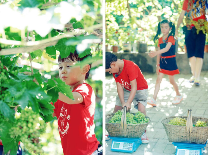 #爸爸去哪儿# 两小无嫌猜。 #夏天Poppy##诺