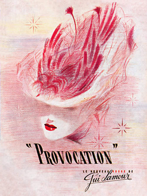 60年代的化妆品广告海报,极具艺术感又充满想
