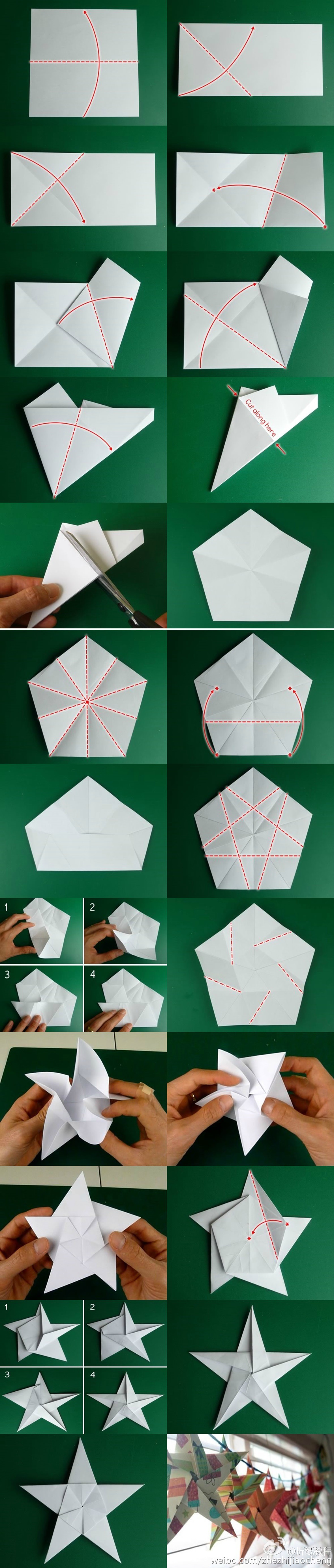 折纸星星|手工艺|工艺品设计|日尧丰色 - 原创作品 - 站酷 (ZCOOL)
