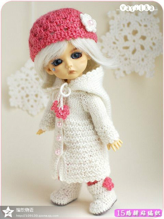毛线编织的让人赞叹的芭比娃娃衣服多图