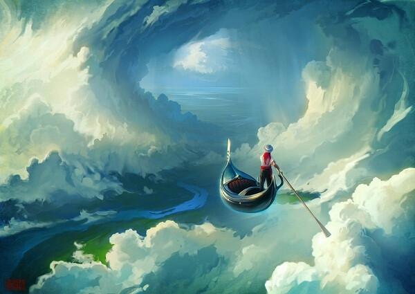 artem chebokha(rhads),俄罗斯插画师,作品奇幻,画风唯美舒适.