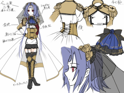 服装和各种人设