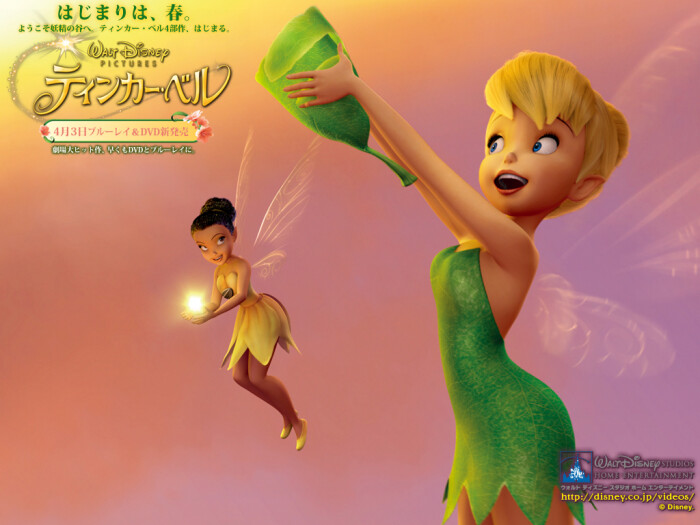 Tinker Bell 奇妙仙子精灵,迪士尼经典卡通人物