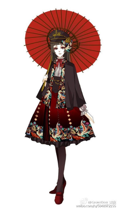 图透##大正和风#今年份的秋款～ 当年一见钟情的设计,很感谢画手太太