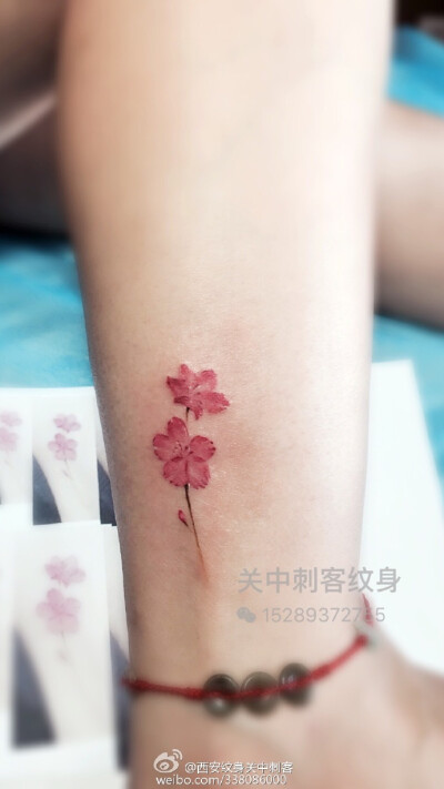 小花纹身#纹身##刺青##西安纹身# 2西安·龙首原
