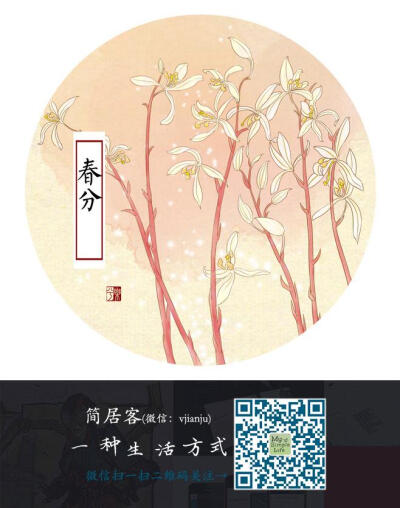 春分-乐兮_24节气 花 水彩 古风 汉文化 中国风_涂鸦王国 设计师qq群