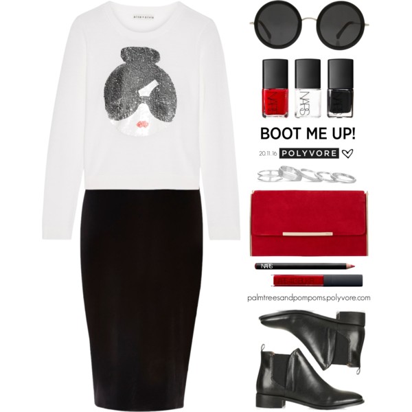 polyvore boots