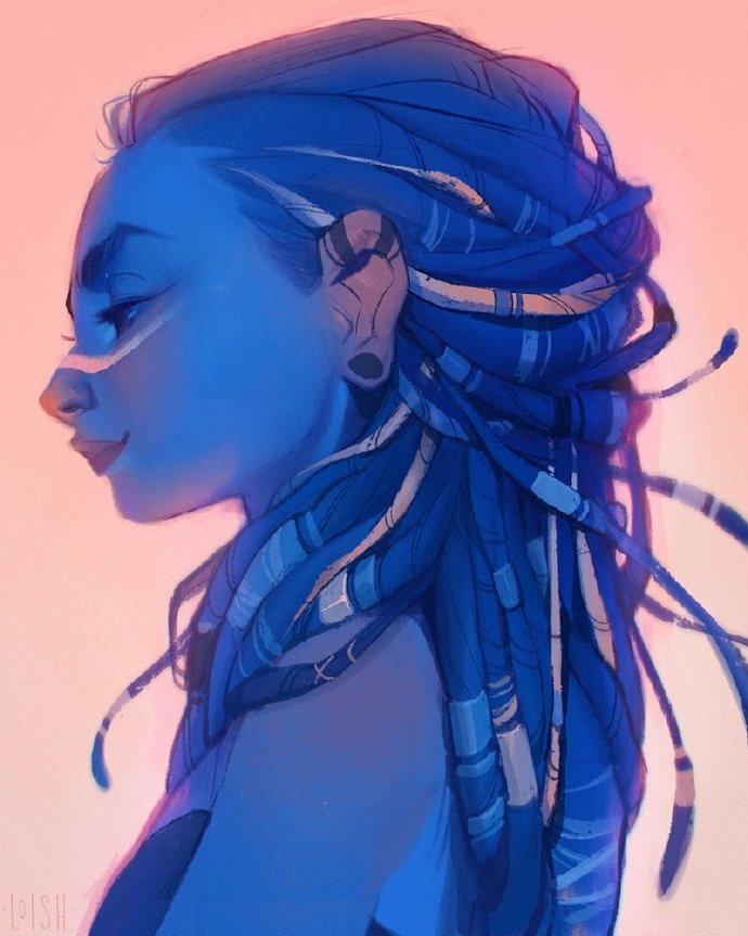 荷兰插画艺术家 lois van baarle loish.net