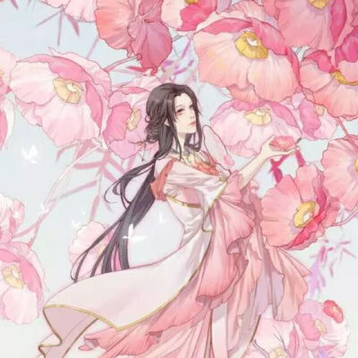 手绘女头像