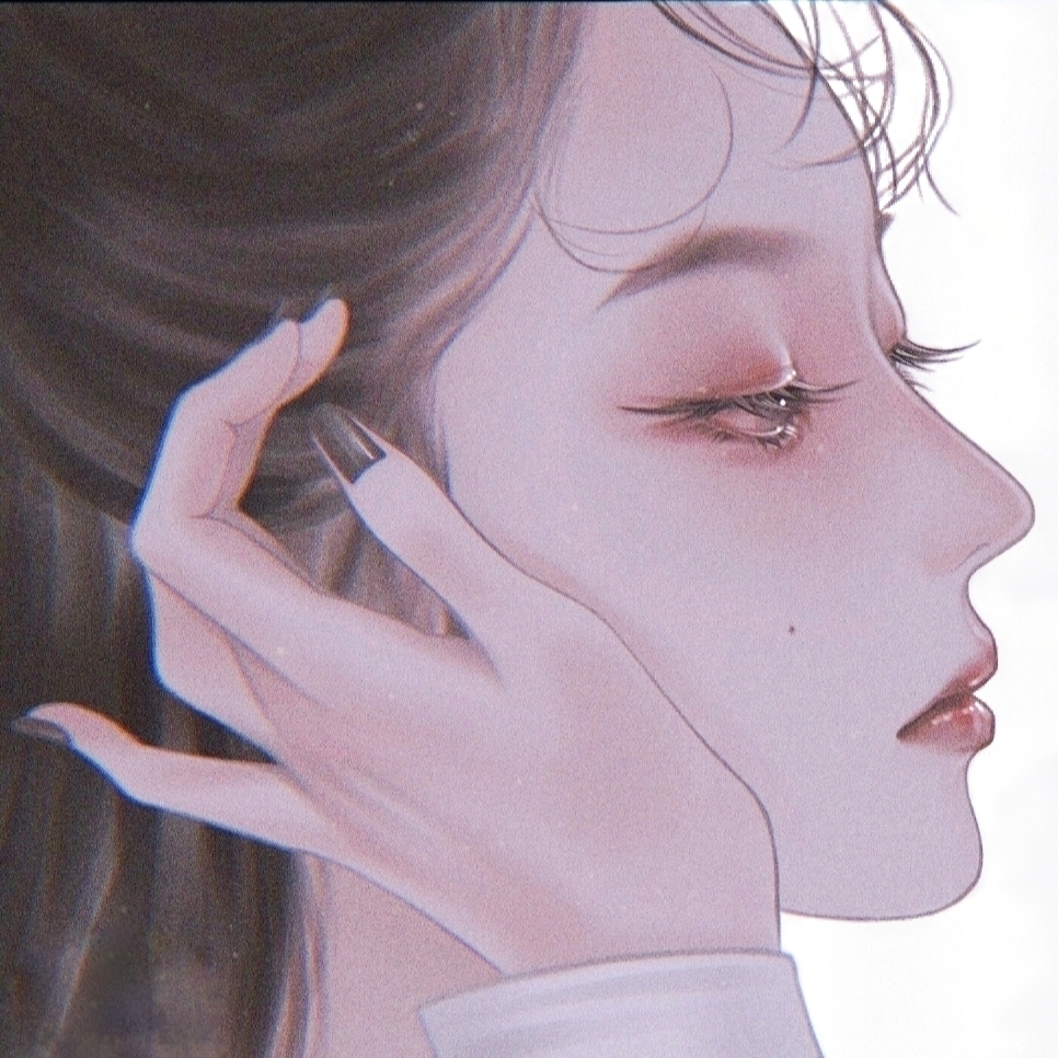 女生头像闺蜜头像画师不名岛