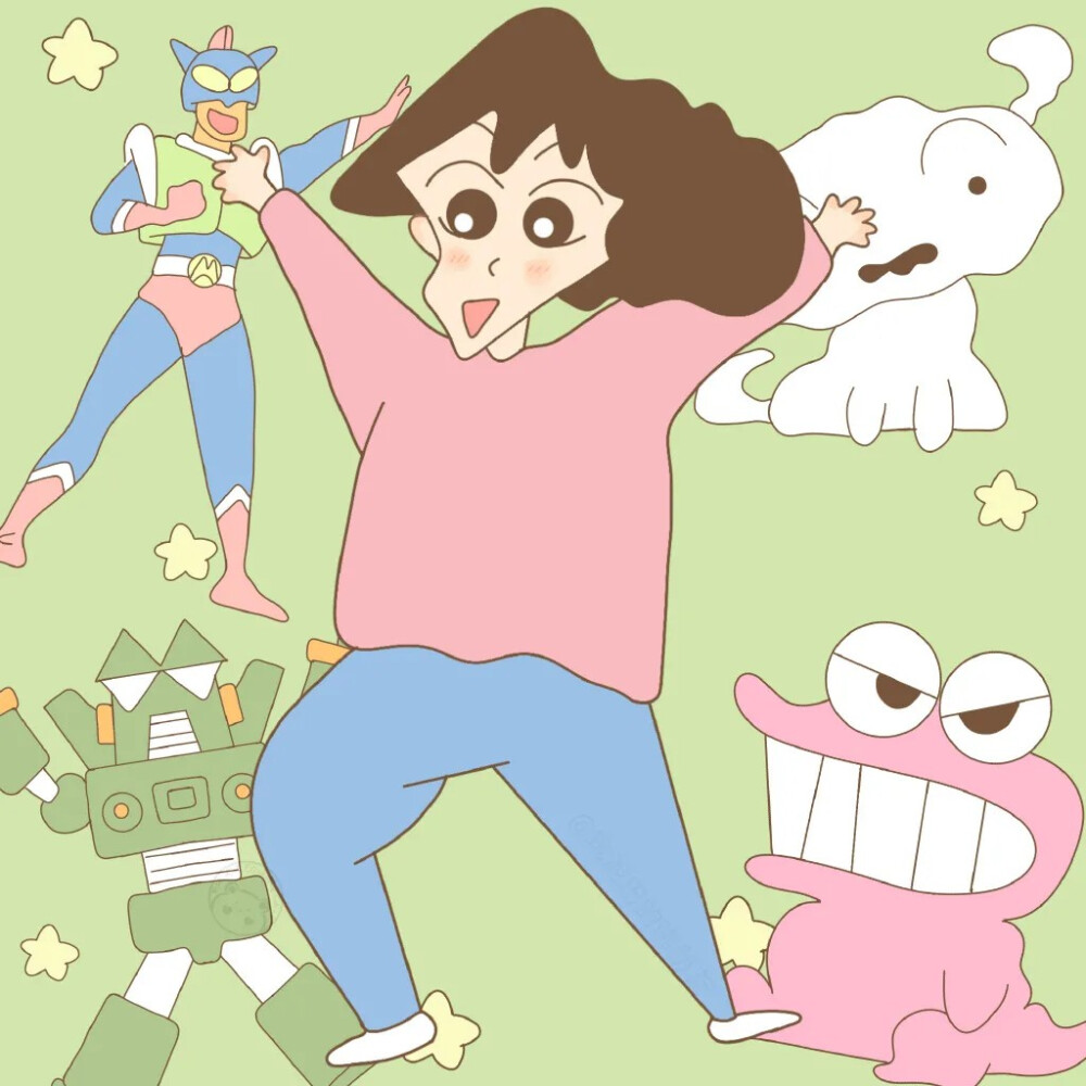 蜡笔小新多人头像