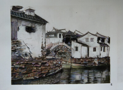 彩铅水彩水粉素描凛作品集