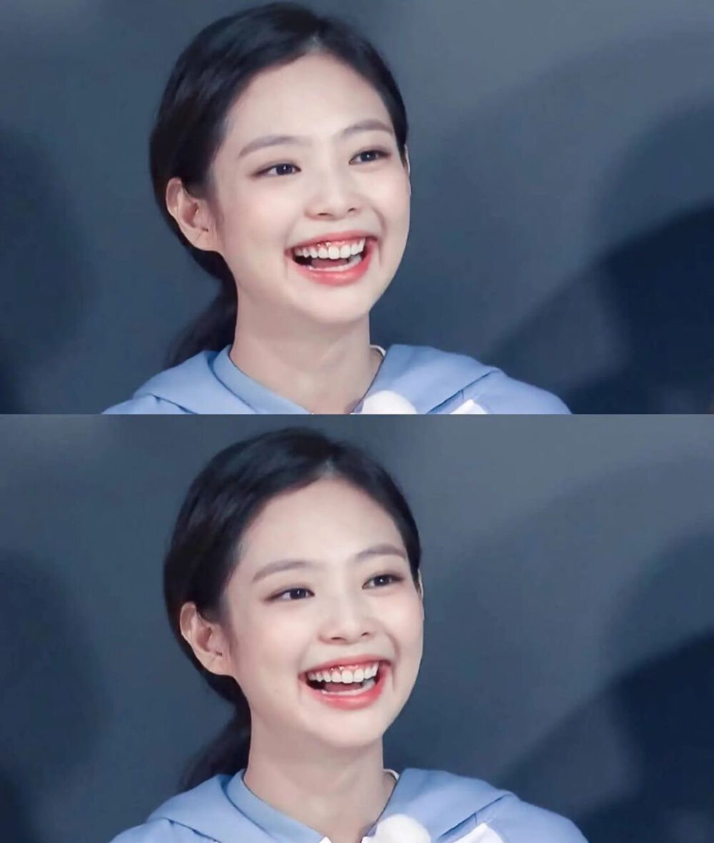 jennie笑起来真的好可爱