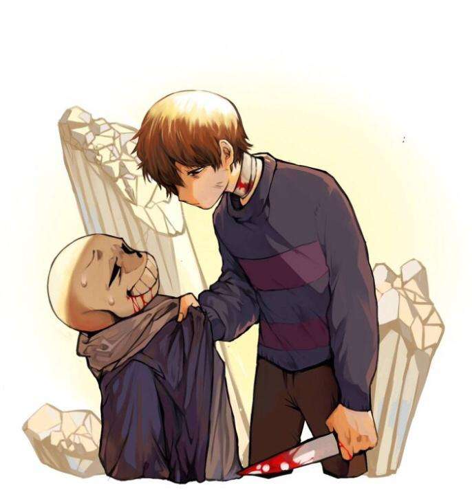 传说之下sans和frisk