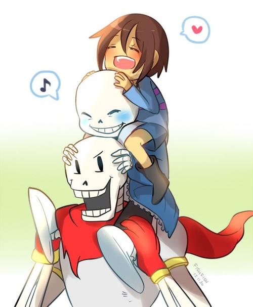 传说之下〕可爱的骨兄弟和frisk