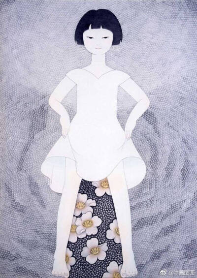 akino kondoh(近藤聡乃,日本女插画师,出生于1980年,她的作品是"描绘