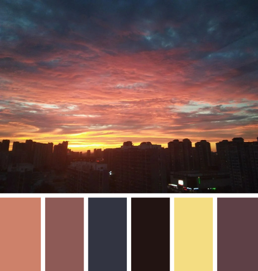 风景色卡