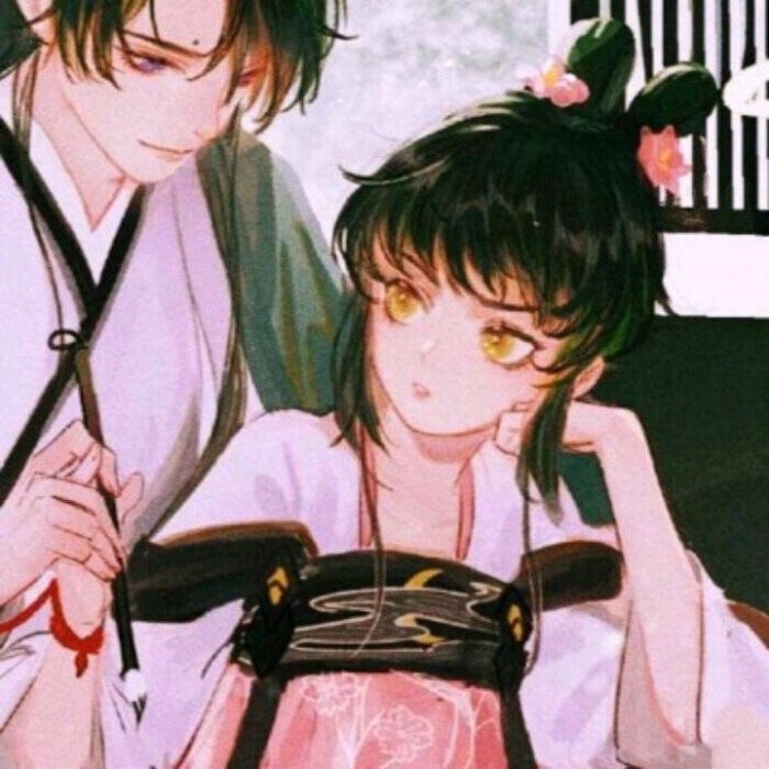 古风情侣头像言昭先生