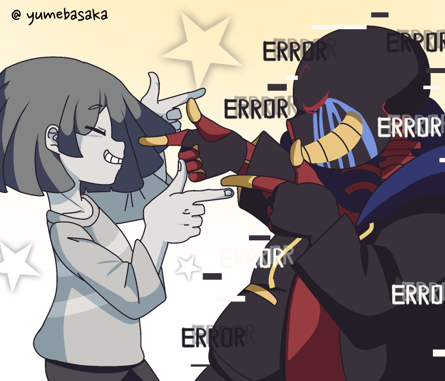 core!frisk x error!sans