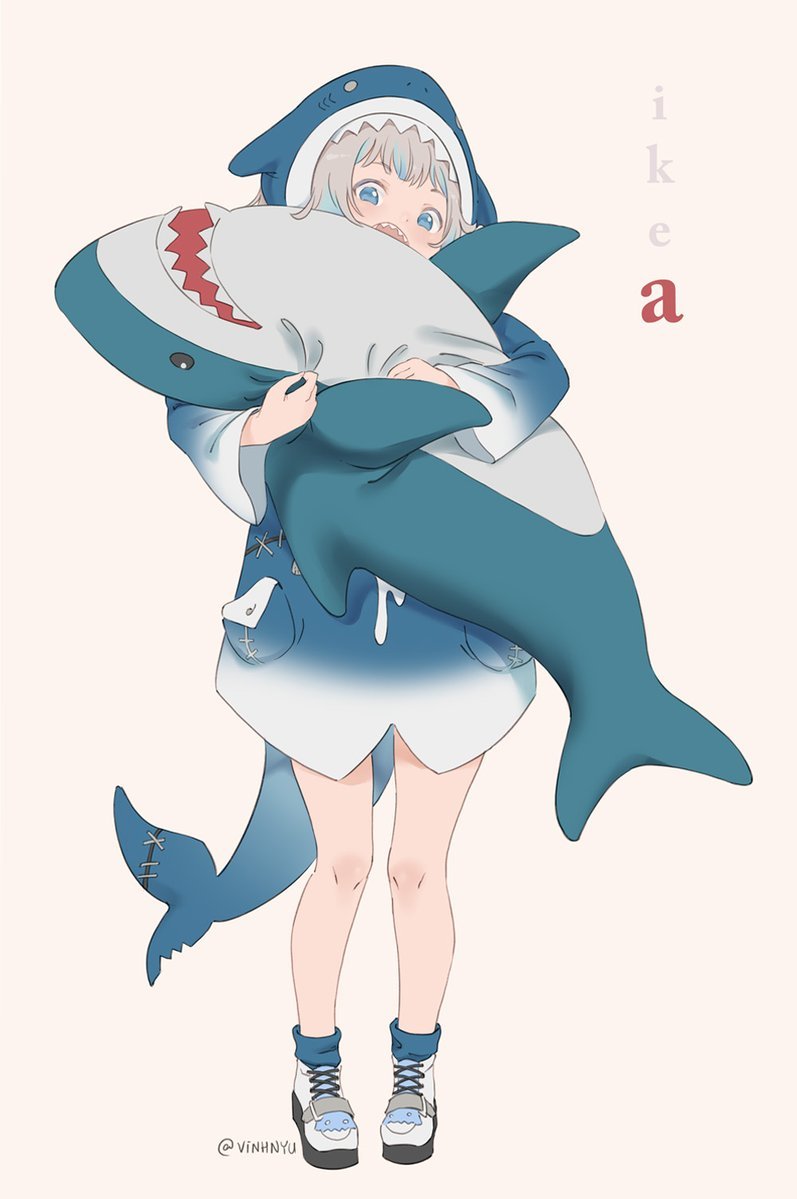 宜家的可爱鲨鱼玩偶!