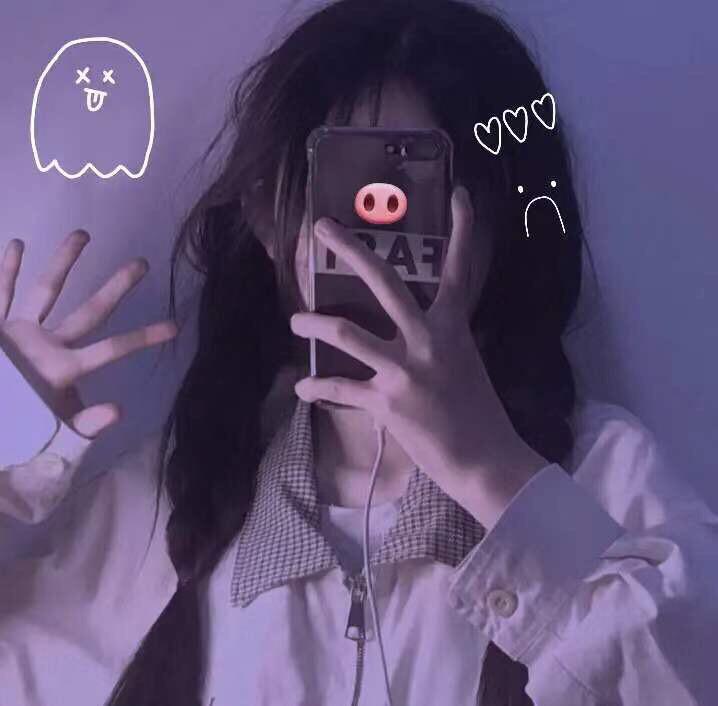 挡脸女头