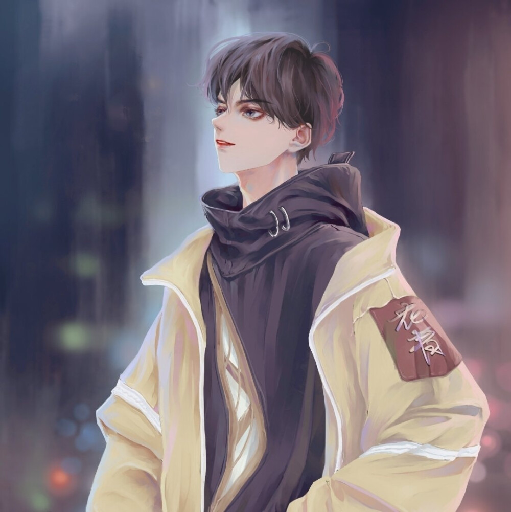 手绘男头 cr dq花青