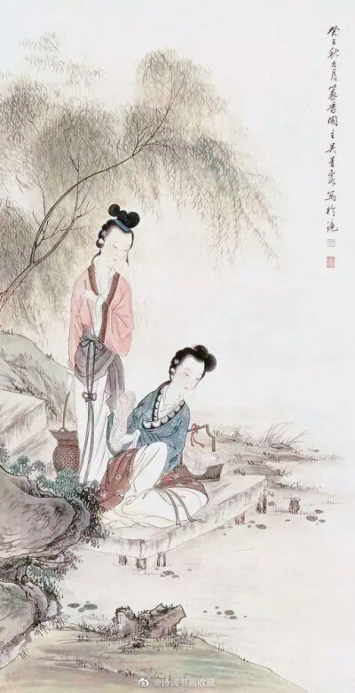 吴青霞(1910-2008)女,学名吴德舒,号龙城女史,别署篆香阁主.