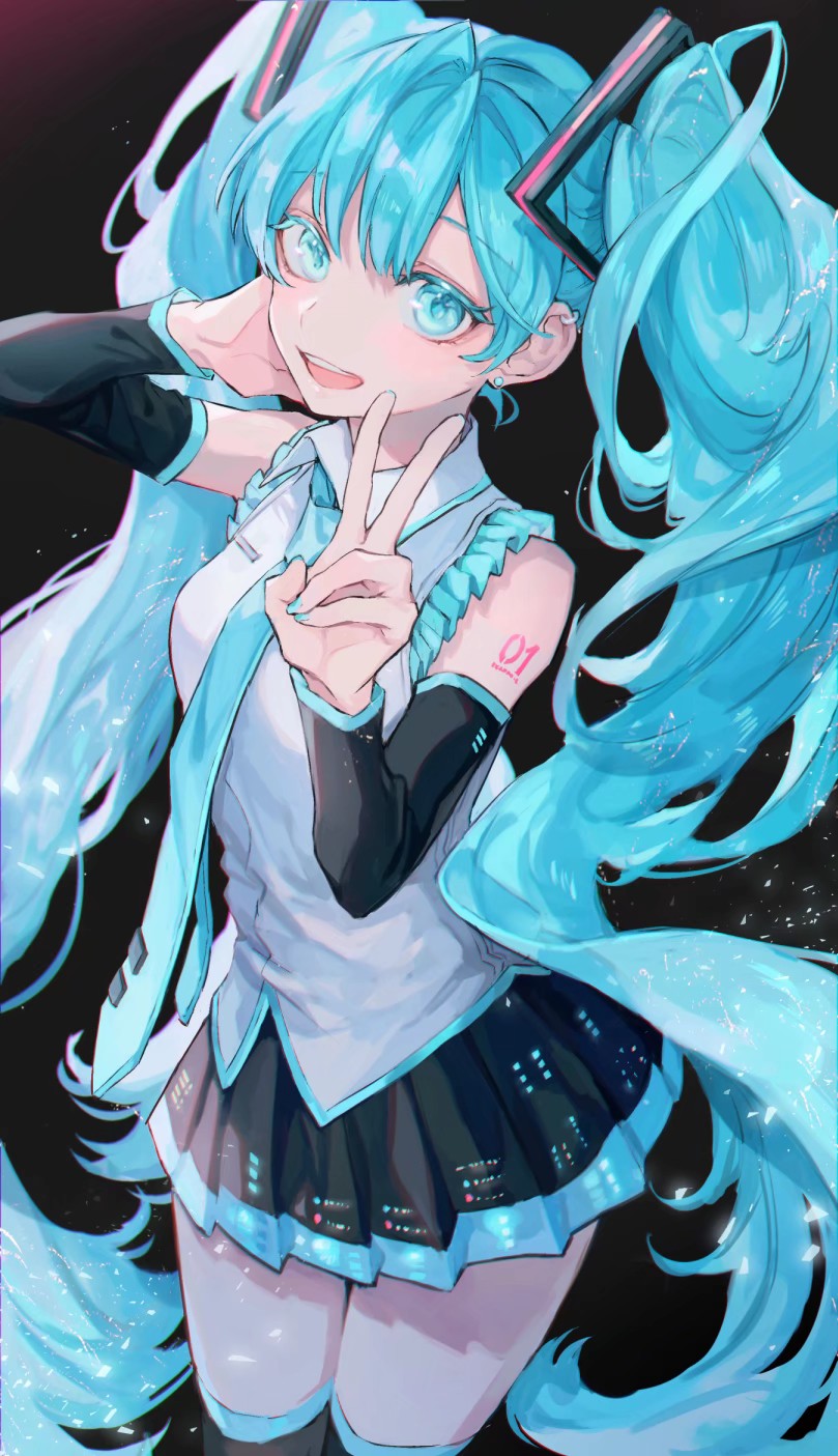 初音未来 miku 画师:神咲 真琴