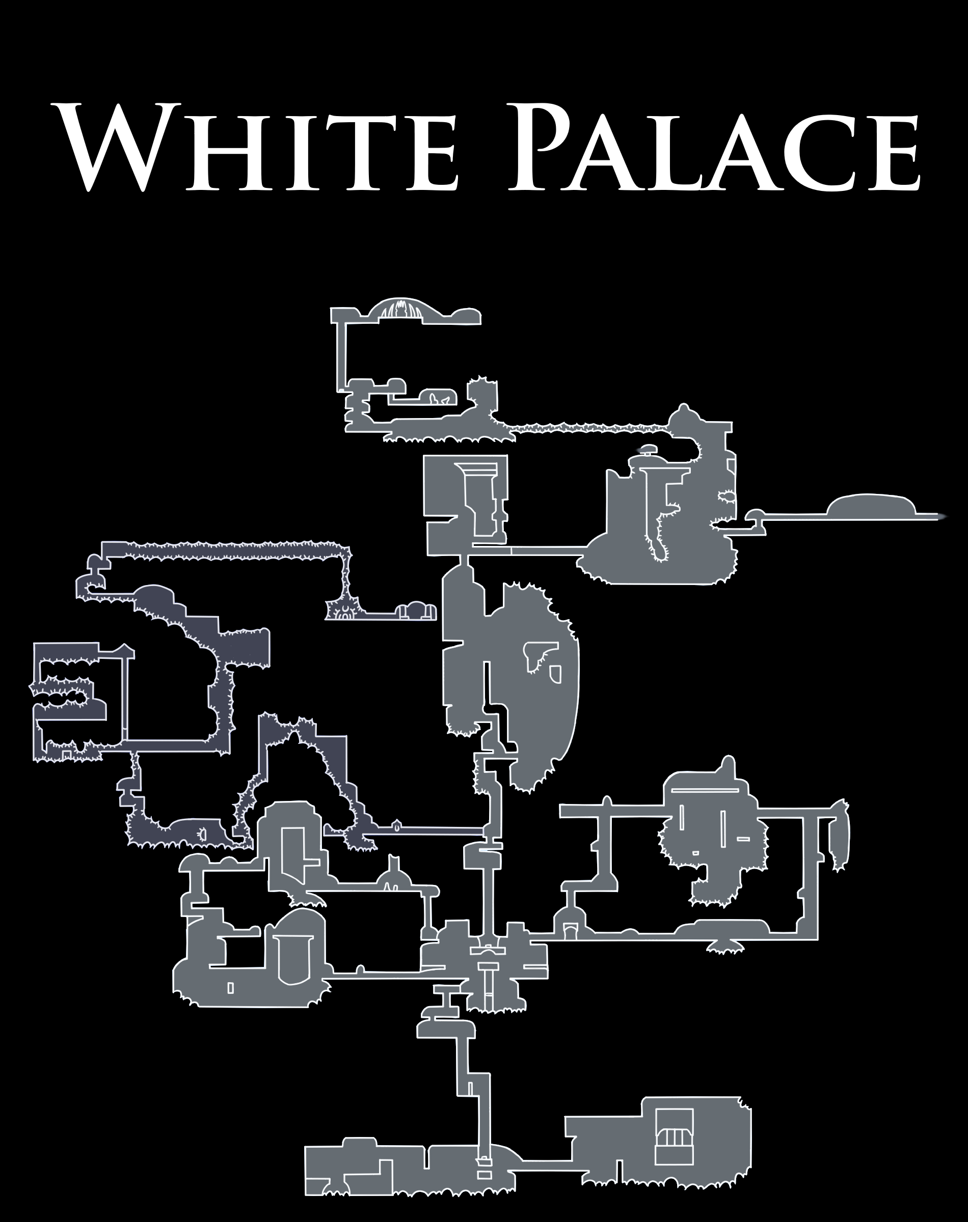 空洞骑士地图:白色宫殿