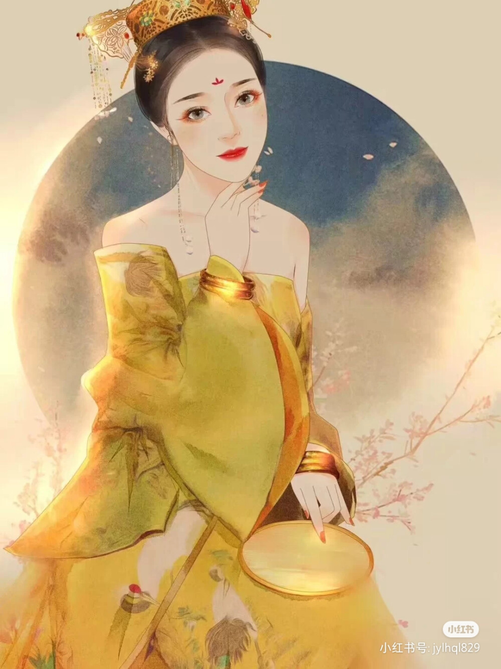 古风水彩 手绘 堆糖,美图壁纸兴趣社区