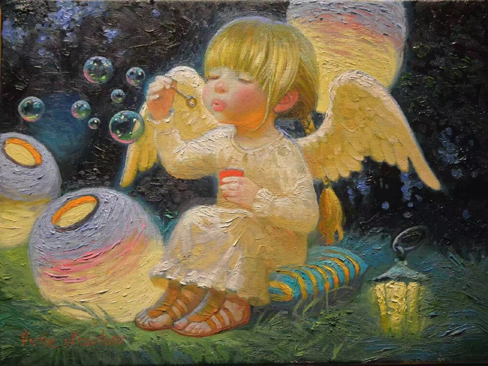 俄罗斯画家victor nizovtsev的油画