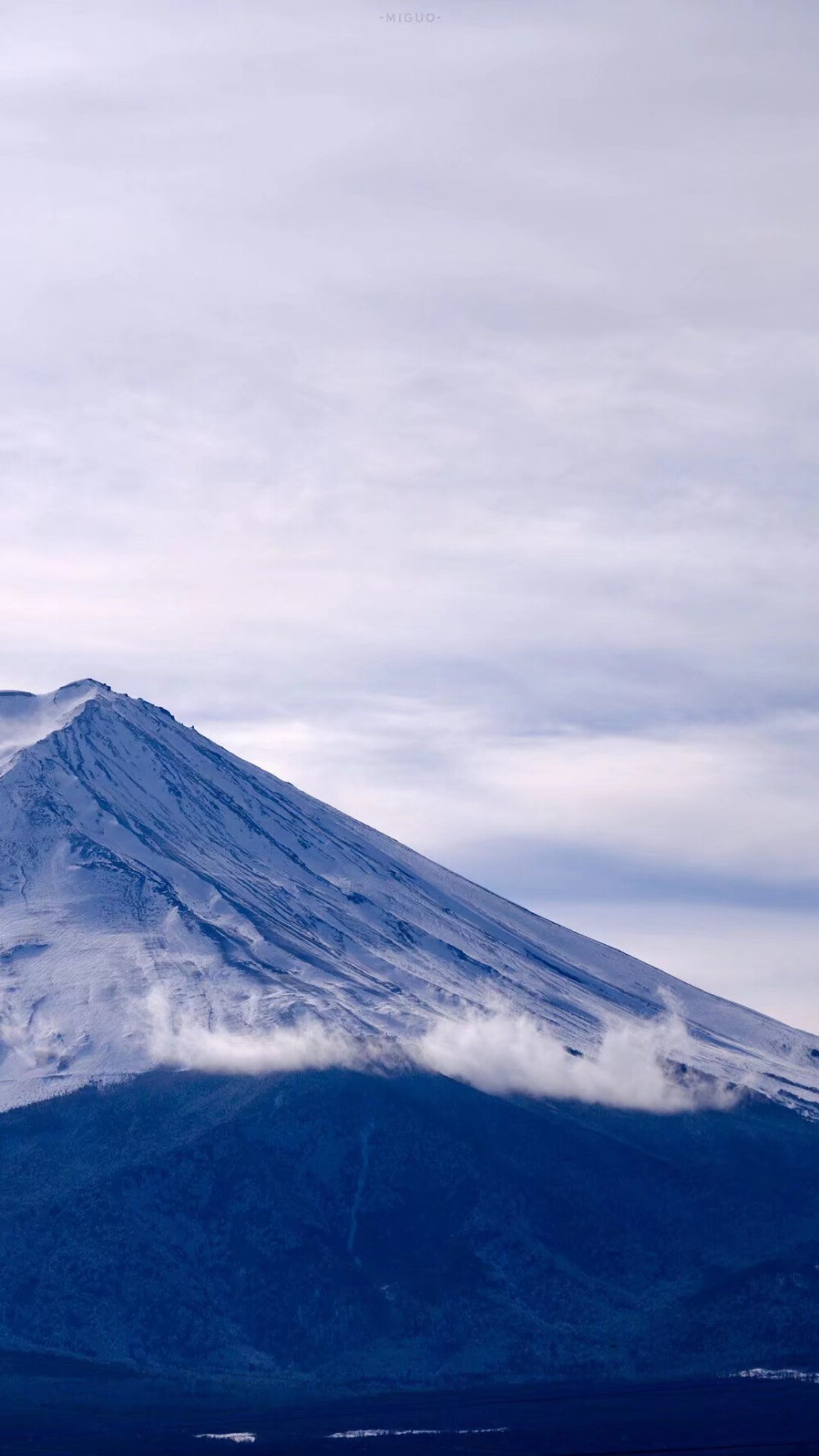 冬日富士山 - 堆糖,美图壁纸兴趣社区