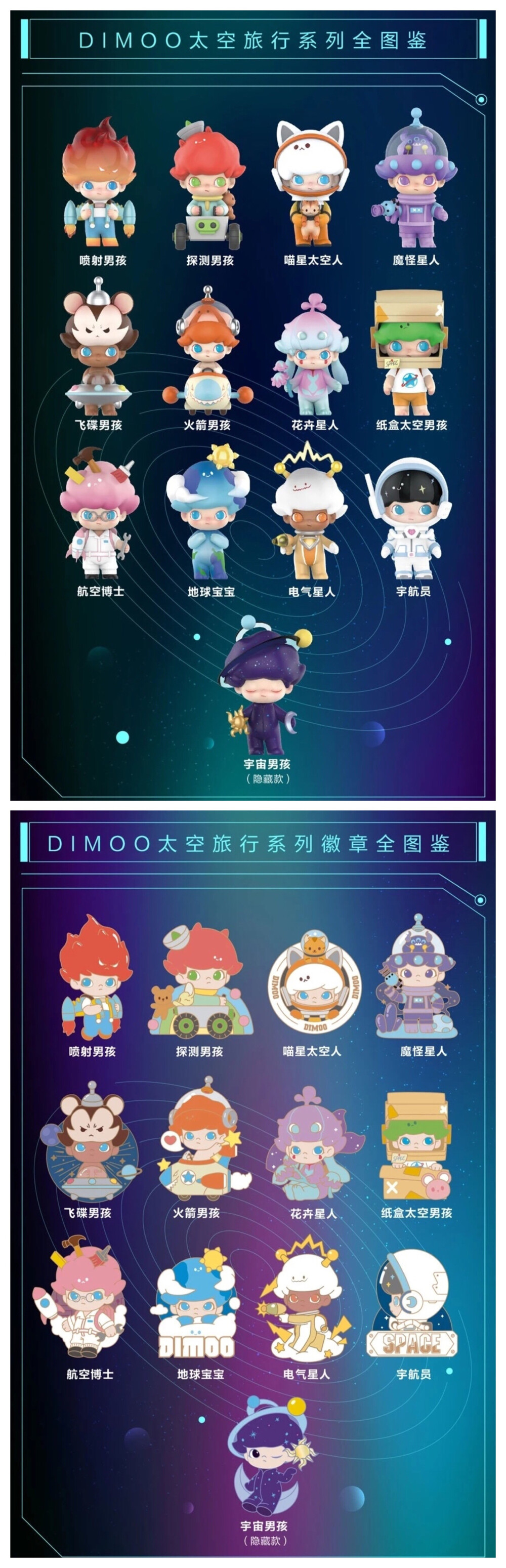 dimoo 太空旅行系列