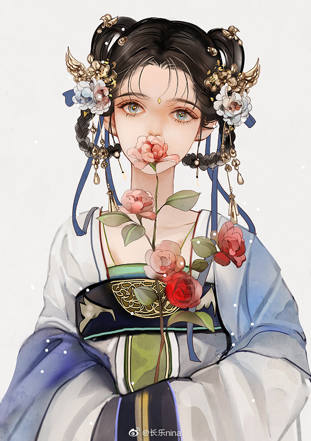 (古风美人)绘师:长乐nina