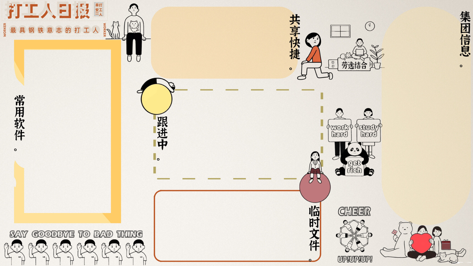 工作分区电脑桌面壁纸 堆糖 美图壁纸兴趣社区