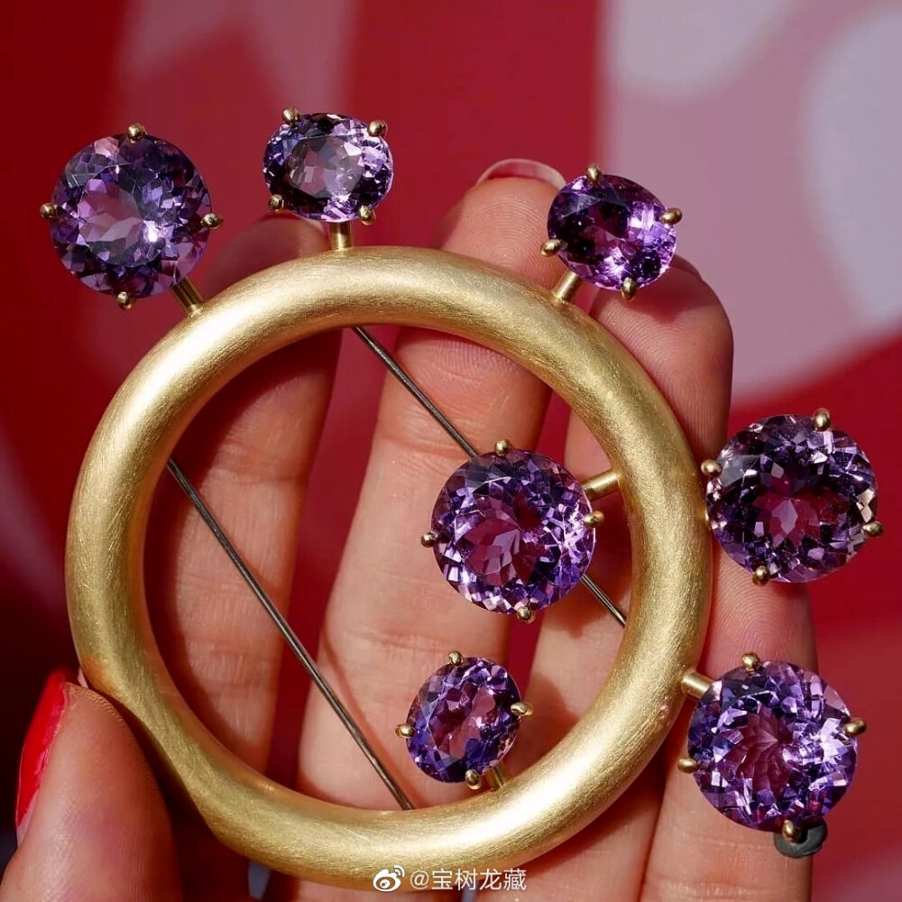 紫水晶古董珠宝