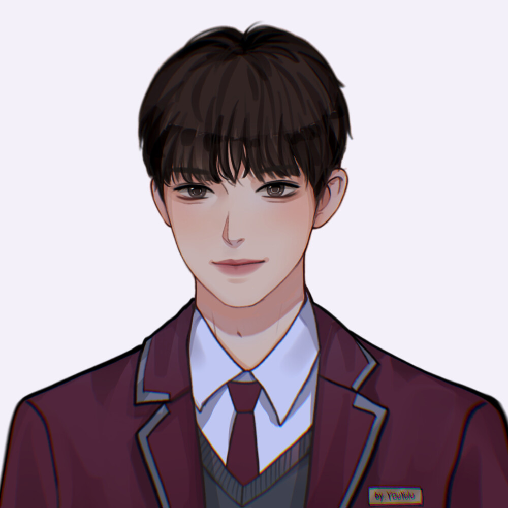 车银优 黄寅烨 黄仁烨 女神降临 韩剧 头像 壁纸 插画 手绘 板绘 儿童