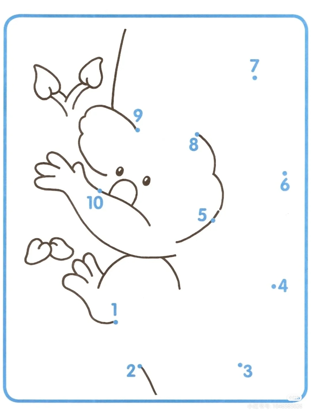 0-9数字手绘卡通动物插画设计矢量素材免费下载_觅知网